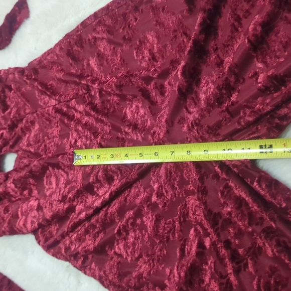 SomeDays Lovin "Warmways" Burnout Velvet Jumpsuit ~ NWT - Picture 7 of 10